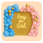 Baby shower ballon decorations