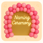 Naming ceremony ballon decorations