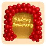 Anniversary ballon decorations
